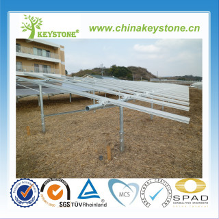 Ground solar mounting with Galvanized Steel